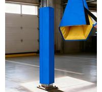 YTSJXN Paracolpi per Pali da Garage e Basket, Protezione Anti-Urto per Bambini e Auto, Rivestimento Morbido in Spugna per Colonne, Altezza 122-213cm(Blue,14X14CM_H 213CM)