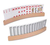 YTSMFL 2 supporti per carte da gioco, in legno, 33 cm, per bambini, anziani, disabili