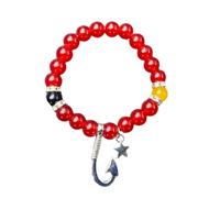 YTtkku 1/2 pezzi perline multicolori braccialetti elasticizzati braccialetti abbinati catene a mano colorate perline coppia catena da polso gioielli occasione festa, Misura unica, come descritto