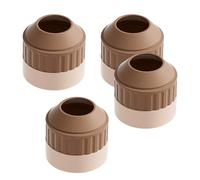 YTtkku 4 coperture in silicone per pomelli delle porte, antiscivolo, silenziose, per maniglie di armadietti, cucina, bagno, SafetyGrip, riduzione del rumore, cuscino per pomello della porta