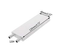 YTtkku 40x120mm Primario Alluminio Blocco di Raffreddamento Ad Acqua Dissipatore di Calore Per PC Laptop CPU Computer Dissipatore di Calore Pin di Raffreddamento CPU Radiatore di Dissipazione di