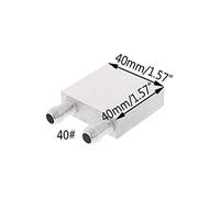 YTtkku 40x120mm Primario Alluminio Blocco di Raffreddamento Ad Acqua Dissipatore di Calore Per PC Laptop CPU Computer Dissipatore di Calore Pin di Raffreddamento CPU Radiatore di Dissipazione di