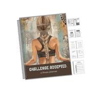 YTtkku 90 Giorni Fitness Challenge Planner Notebook Non Datato Settimanale Obiettivo Tracker per Abitudini Carta spessa Liscia Diario Abitudini di Salute Tracker Notebook