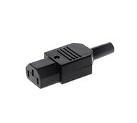 YTtkku Connettore di alimentazione IEC 320 C13 femmina Rewirable Presa a 3 pin Presa 10A/250V Connettore Cap Copertura Protezione Spina Adattatore Presa Cavo Coassiale Cavo Saldatura Pannello Paratia