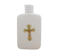 YTtkku Creative Cross Pattern Bottiglia di Acqua Santa Decorazione Riutilizzabile Contenitore di Acqua Sacra Forniture Per Feste Contenitore