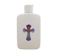 YTtkku Creative Cross Pattern Bottiglia di Acqua Santa Decorazione Riutilizzabile Contenitore di Acqua Sacra Forniture Per Feste Contenitore