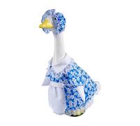 YTtkku Set di 2 costumi da oche pasquali con elegante copricapo e cappello, ideale per la decorazione della casa e del giardino, portico o oche