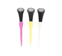 YTtkku Set di 3 tee da golf resistenti agli urti con altezza regolabile con testa morbida a rete antiscivolo e design stabile per unità da golf per campi guida