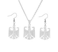 YTtkku Set di gioielli con collana e orecchini e collana coordinati tedeschi per lui e per lei, One Size, come descritto, come descritto