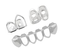 YTtkku Set di gioielli per il corpo in ottone con design doppio lato cavo portatile 4 cm 3 pezzi per più occasioni opzioni oro argento doppio piercing gioielli cavo, Misura unica, come descritto, come