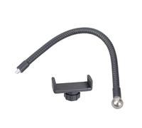 YTtkku Staffa per smartphone con montaggio a vite da 1/4 per treppiede Clip per telefono Flessibile Supporto di ricambio per tubo flessibile Morsetto Flessibile Supporto per telefono per streaming