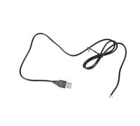 YTtkku USB maschio a 2 pin cavo di prolunga Pigtail 2pin linea cavo di alimentazione 22AWG 5V 3A ricarica per elettronica digitale per ventilatore a luce LED