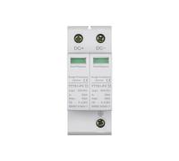 YTTS1-PV 2P Solare Fotovoltaico Bassa Tensione su Guida DIN DC 600V 1000V 20KA-40KA Scaricatore di Sovratensione Parafulmine SPD (Size : White, Color : 2P 20-40KA 600V)