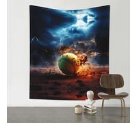 YTUOPWE Arazzo decorativo 152,4 x 129,5 cm, immagine di tennis fulmine, morbido, resistente, delicato sulla pelle, leggero, da appendere alla parete per interni ed esterni