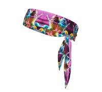 YTUOPWE Cool Ice Cream Picture Sport Head Tie Fascia per uomini e donne, morbida e traspirante, traspirante traspirante atletica