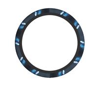 YTUOPWE Coprivolante con farfalla su rosa blu, per donne e uomini, resistente, antiscivolo, elastico, facile da installare, per berline, SUV, ATV, camion