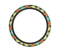 YTUOPWE Coprivolante con immagine di farfalle olio su tela, per donne e uomini, resistente, antiscivolo, elastico, facile da installare, per berline, SUV, ATV, camion