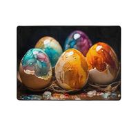 YTUOPWE Eggshell Coloring - Tappeto con immagine da colorare, per soggiorno, ufficio, tavolino da caffè, letto, balcone, morbido, soffice, assorbe l'acqua, durevole