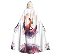 YTUOPWE Halloween adulto con cappuccio mantello Koala on the Moon Immagine confortevole e morbida con tesa larga adatto per feste di ballo e raduni