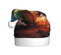 YTUOPWE Il cappello di Natale con immagine di tennis fulmine per adulti è morbido e leggero