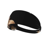 YTUOPWE Kitten looking at the stars Picture Elastic Esercizio Fascia Sport Head Tie per uomini e donne, morbida, ad asciugatura rapida