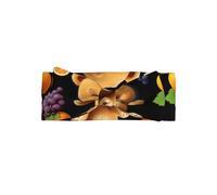 YTUOPWE Little Bear who loves eat fruit Picture Baby Bow Headband - Fascia per bambini in poliestere morbido, delicato sulla pelle ed elastico, per neonati da 0 a 6 mesi