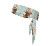 YTUOPWE Nice Ice Cream Picture Sports Head Tie Fascia per uomini e donne, morbida e traspirante atletica