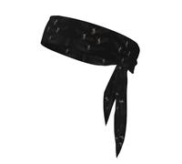 YTUOPWE Nighttime expert Bat Picture Sports Head Tie Fascia per uomini e donne, morbida e traspirante, traspirante, traspirante