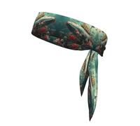 YTUOPWE Parade of whales Picture Sports Head Tie Fascia per uomini e donne, morbida e traspirante, traspirante, traspirante