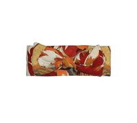 YTUOPWE Red Sun - Fascia per capelli con fiocco a nove code di volpe, morbida, delicata sulla pelle ed elastica, in poliestere, per neonati da 0 a 6 mesi