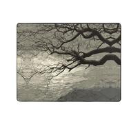 YTUOPWE Tappeto antiscivolo 160 x 121,9 cm rami di albero nel vento Immagine buon assorbimento d'acqua adatto per cucina, bagno e soggiorno