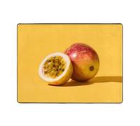 YTUOPWE Tappeto antiscivolo 160 x 122 cm Frutto della passione primo piano Immagine buon assorbimento d'acqua adatto per cucina, bagno e soggiorno