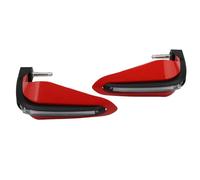 YTVPPKLGG Manubrio Grip Guard Shield Paramani per moto, indicatori di direzione a LED, copriparamani, manubri, ATV, motocross, scooter, ciclomotori