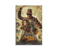 YTWRGWERR 1 poster di Indiana Jones e il quadrante del destino 2023 (1) poster estetico artistico da parete decorativo vintage su tela per soggiorno e camera da letto (50 x 75 cm) senza cornice