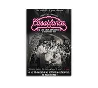 YTWRGWERR Casablanca - Poster estetici da parete, decorazione artistica da parete, stile vintage, per soggiorno, camera da letto, 40 x 60 cm, senza cornice