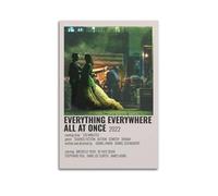 YTWRGWERR Everything Everywhere All at Once - Poster estetico da parete, decorazione artistica da parete, stile vintage, per soggiorno, camera da letto, 60 x 90 cm, senza cornice