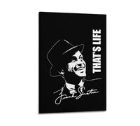 YTWRGWERR Frank Sinatra Thats Live - Poster estetico decorativo da parete su tela, stile vintage, per soggiorno, camera da letto, 20 x 30 cm, con cornice