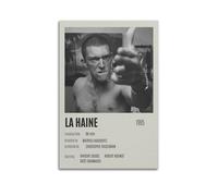 YTWRGWERR La Haine 1995 Movie (4) Poster estetici da parete, decorazione artistica da parete, stile vintage, per soggiorno, camera da letto, 30 x 45 cm, senza cornice