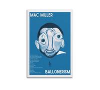 YTWRGWERR Mac Miller (1) Poster estetico da parete decorativo vintage su tela per soggiorno e camera da letto (60 x 90 cm) senza cornice