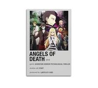 YTWRGWERR Poster con angeli della morte, decorazione artistica da parete, stile vintage, per soggiorno, camera da letto, 30 x 45 cm, senza cornice