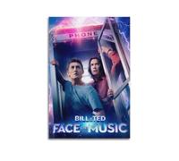 YTWRGWERR Poster di Bill & Ted Face The Music, decorazione artistica da parete estetica artistica da parete vintage su tela per soggiorno, camera da letto, 30 x 45 cm, senza cornice