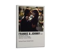 YTWRGWERR Poster di Frankie e Johnny su tela, decorazione artistica da parete, stile vintage, per soggiorno, camera da letto, 50 x 75 cm, con cornice