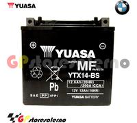 YTX14-BS BATTERIA YUASA BMW 650 C GT 2013