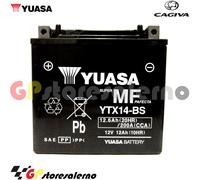 YTX14-BS BATTERIA YUASA CAGIVA 750 ELEFANT AC 1995