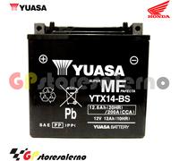 YTX14-BS BATTERIA YUASA HONDA 400 TRX FW FOURTRAX FOREMAN 4X4 1998