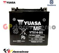 YTX14-BS BATTERIA YUASA HUSQVARNA 900 NUDA ABS 2013