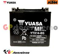 YTX14-BS BATTERIA YUASA KTM 1290 SUPER DUKE R 2017