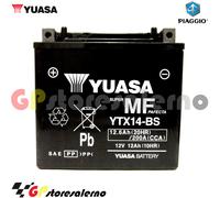 YTX14-BS BATTERIA YUASA PIAGGIO 300 MP3 IE MIC 2010
