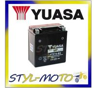 YTX16-BS-1 BATTERIA ORIGINALE YUASA CON ACIDO SUZUKI VL 1500 Intruder 2006