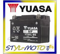 YTX4L-BS BATTERIA ORIGINALE YUASA CON ACIDO SUZUKI TS 50XK 2000
